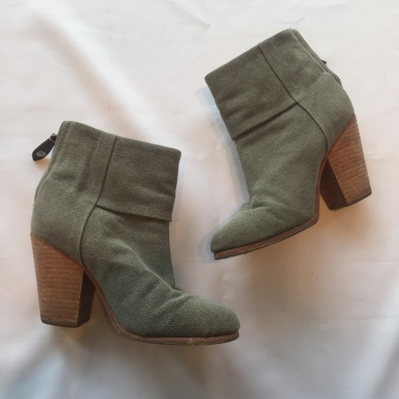 rag & bone Shoes - Rag & Bone Newbury Canvas Boots 36.5